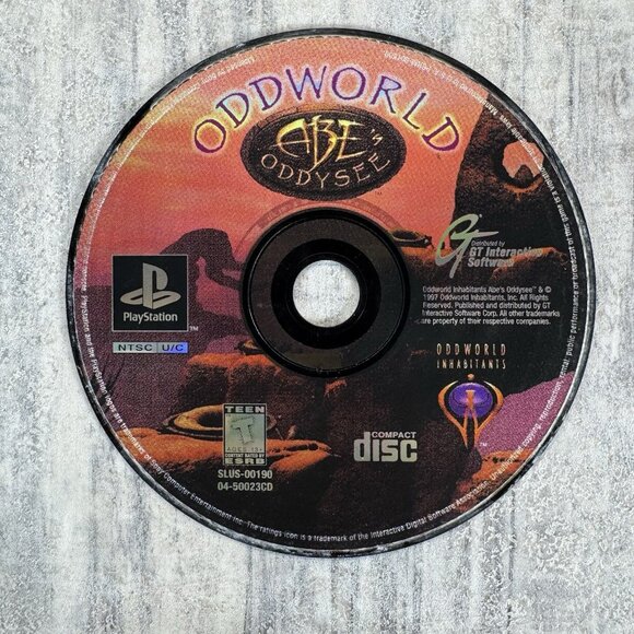 Oddworld: Abe's Oddysee. PlayStation 1 PS1. Disc Only. Tested - Picture 1 of 3